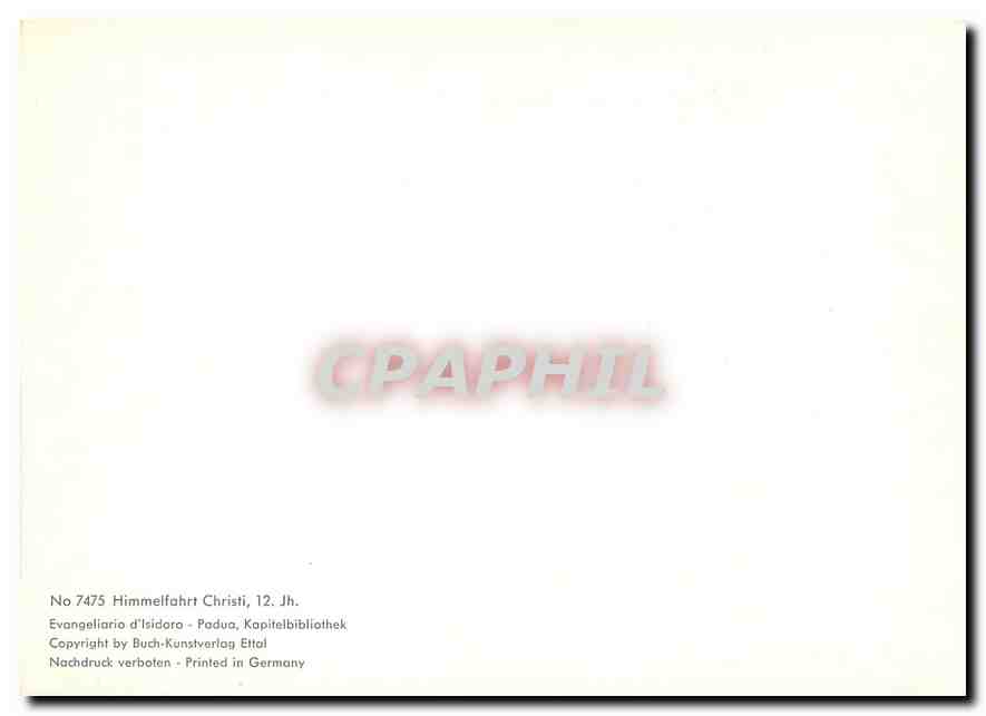 CPM Himmelfahrt Christi 12. Jh. — Verso