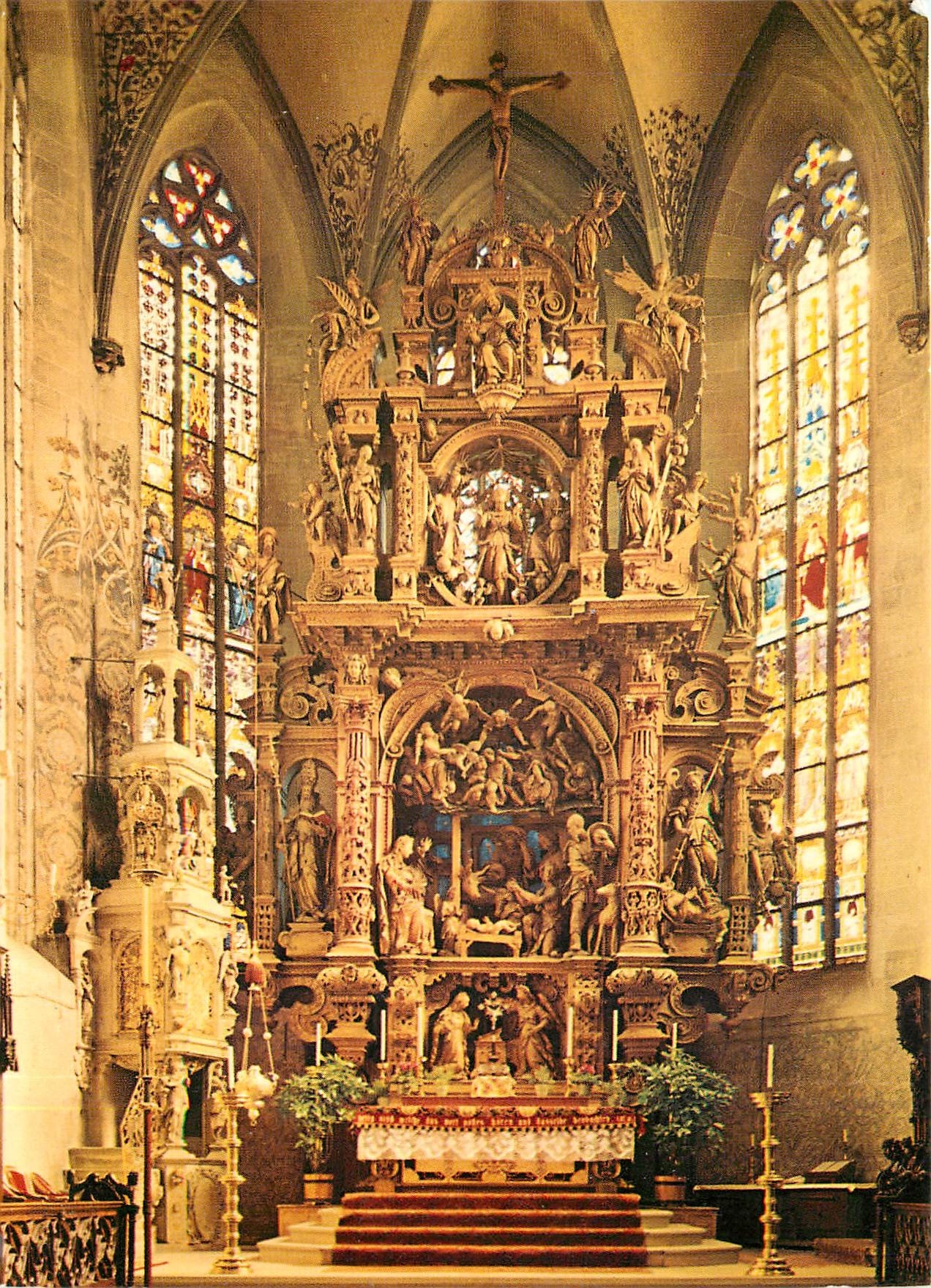 CPM Ueberlingen am Bodensee Nikolaus-Muenster Hochaltar von Jorg Zirn (1613-18)