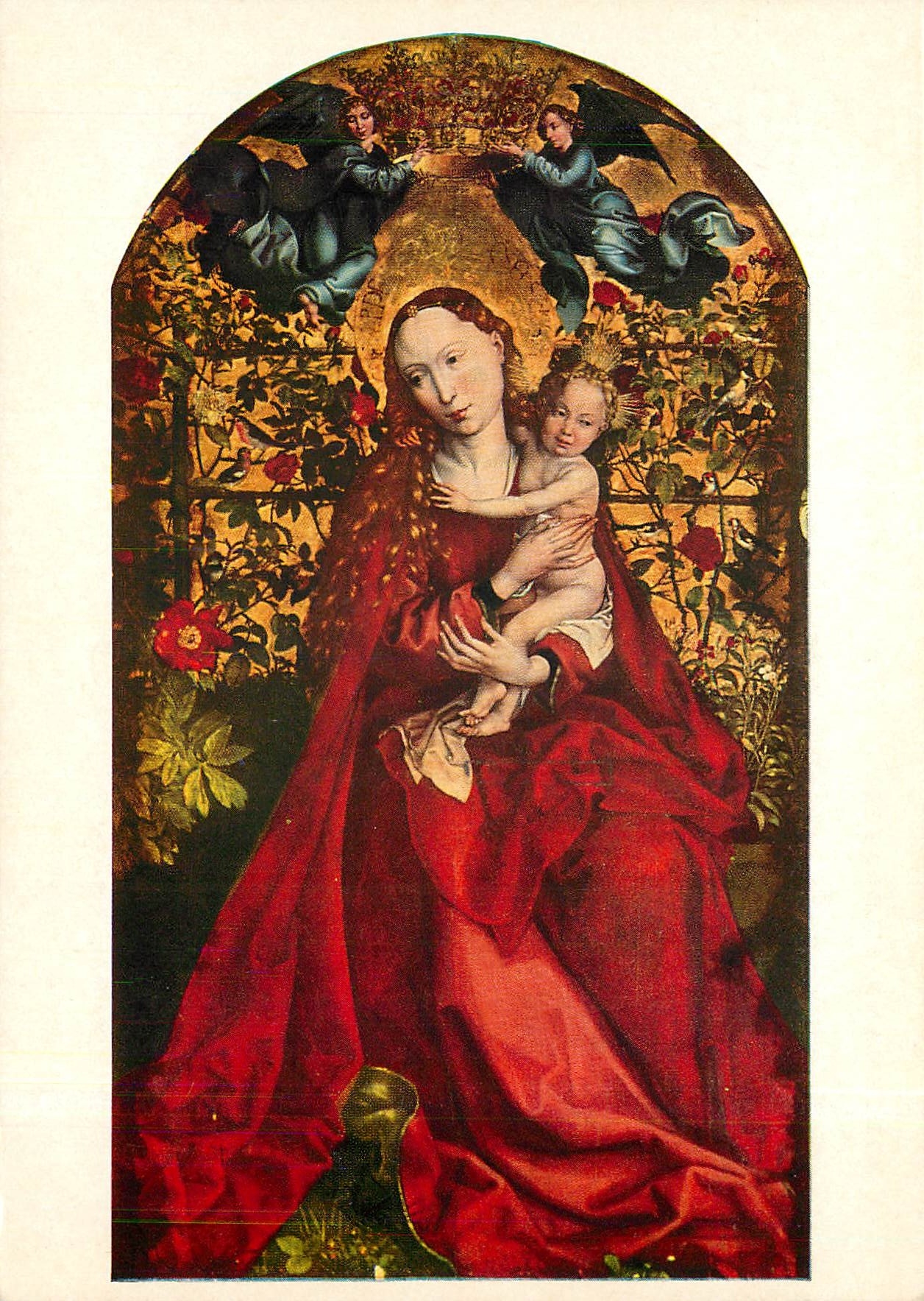 CPM Martin Schongauer (um 1430/45-1491) Maria im Rosenhag