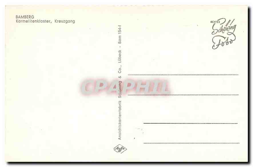 CPM Bamberg Karmelitenkloster Kreuzgang — Back