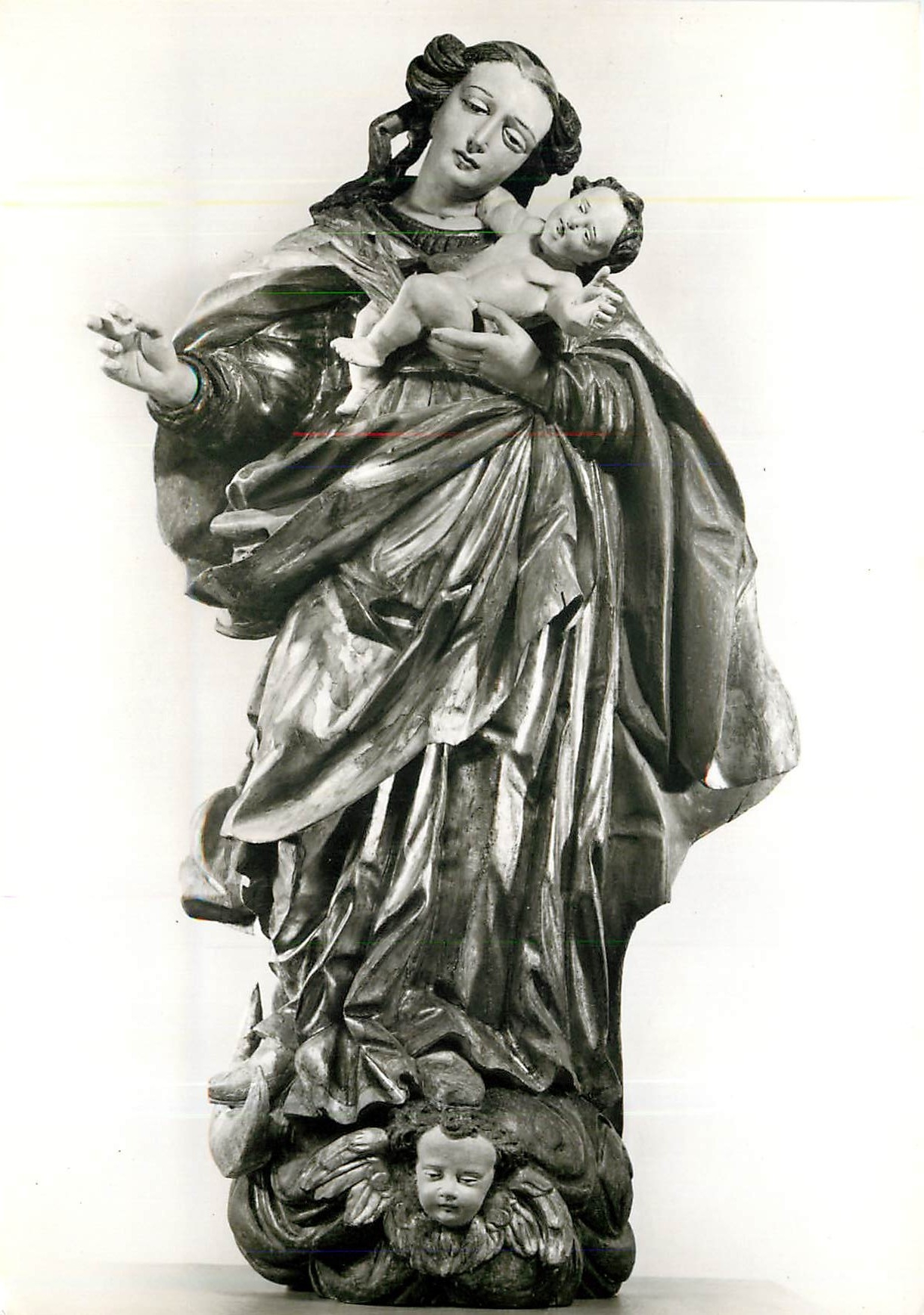 CPM Karlsruhe Badisches Landesmuseum Maria mit Kind