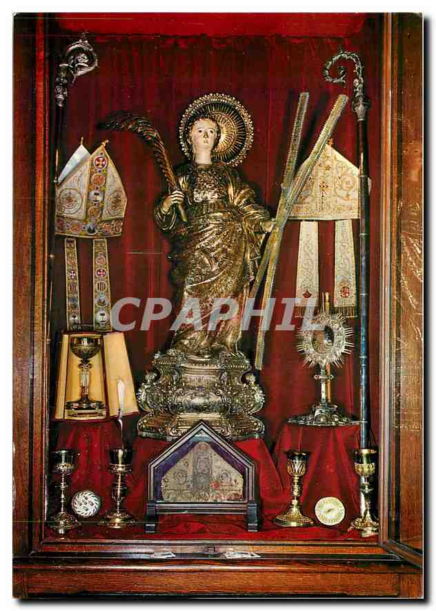 CPM Barcelona Catedral Tresor: Sainte Eulalia (Siecle XVII)