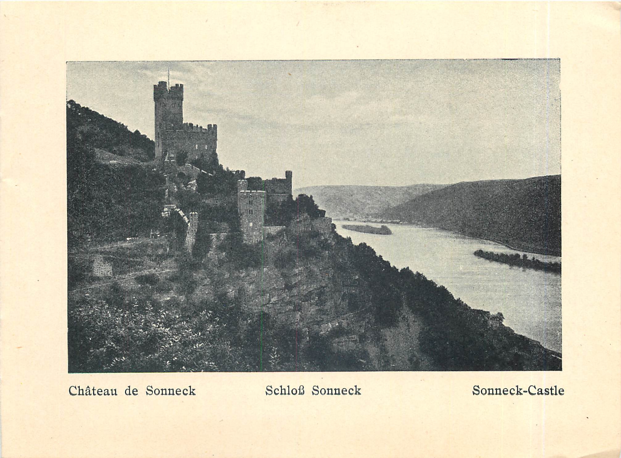 Château de Sonneck — vue sur le Rhin — éditeur non visible