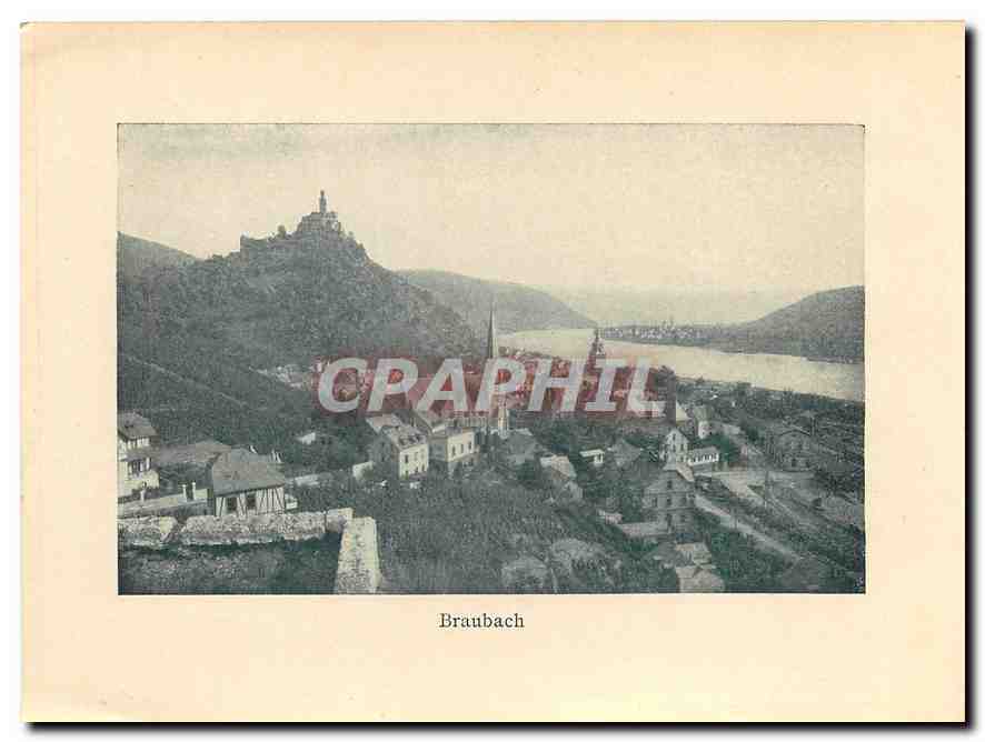 Boppard — vue panoramique sur le Rhin — éditeur BAC, n° de série 1840 — Rückseite