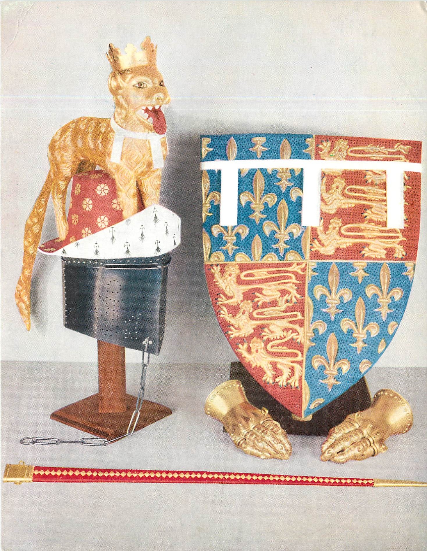 CPM Canterbury Cathedral Edward the Black Prince - Replicas of the Achievements