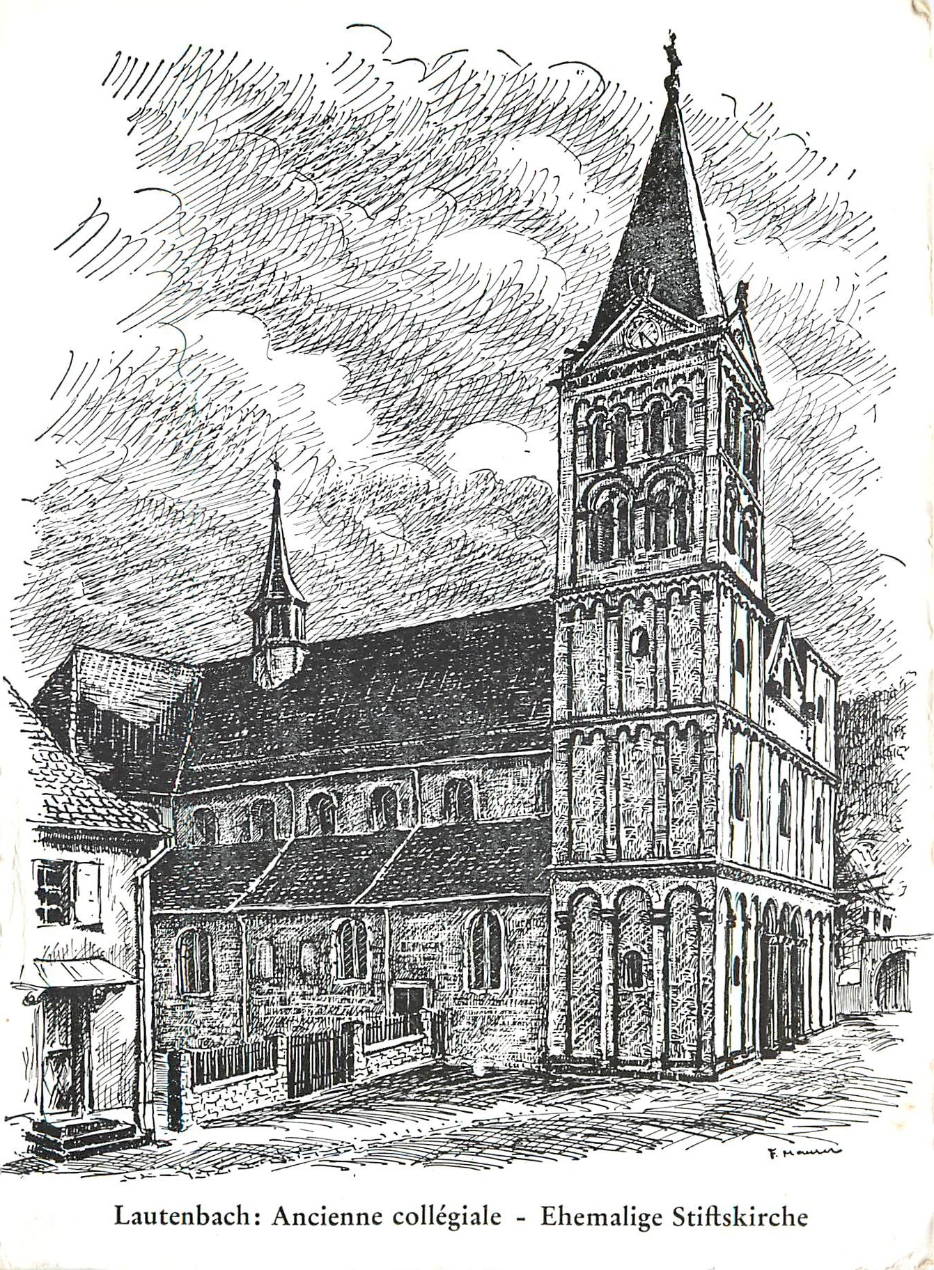 CPM Lautenbach: Ancienne collegiale - Ehemalige Stiftskirche