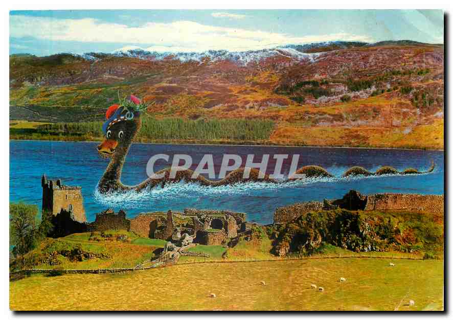 CPM Loch Ness monster at castle Urquhart