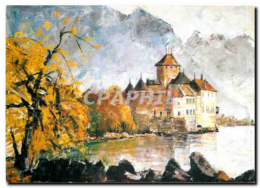 CPM Chatteaux de Chillion Genfer See Schweiz