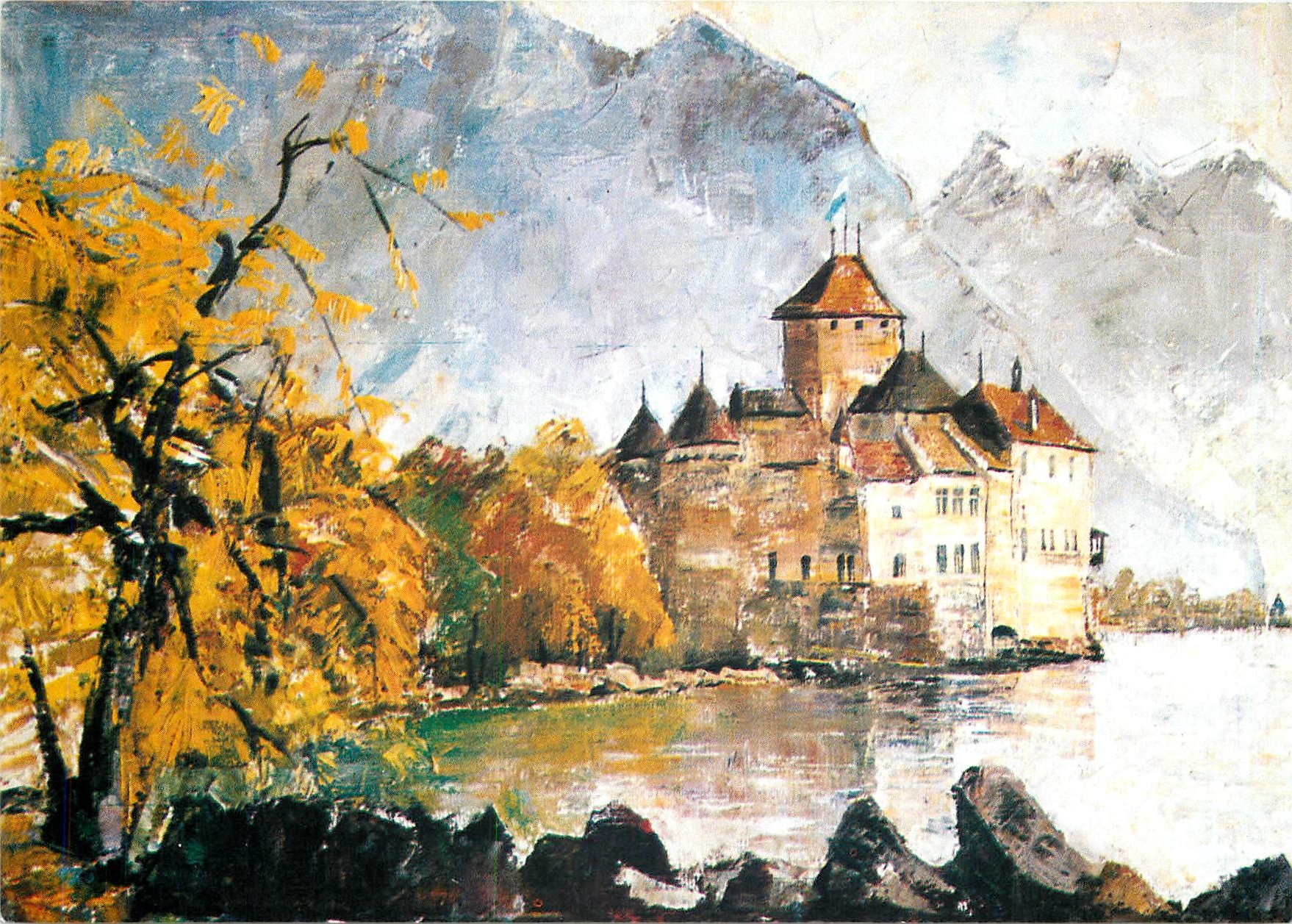 CPM Chatteaux de Chillion Genfer See Schweiz