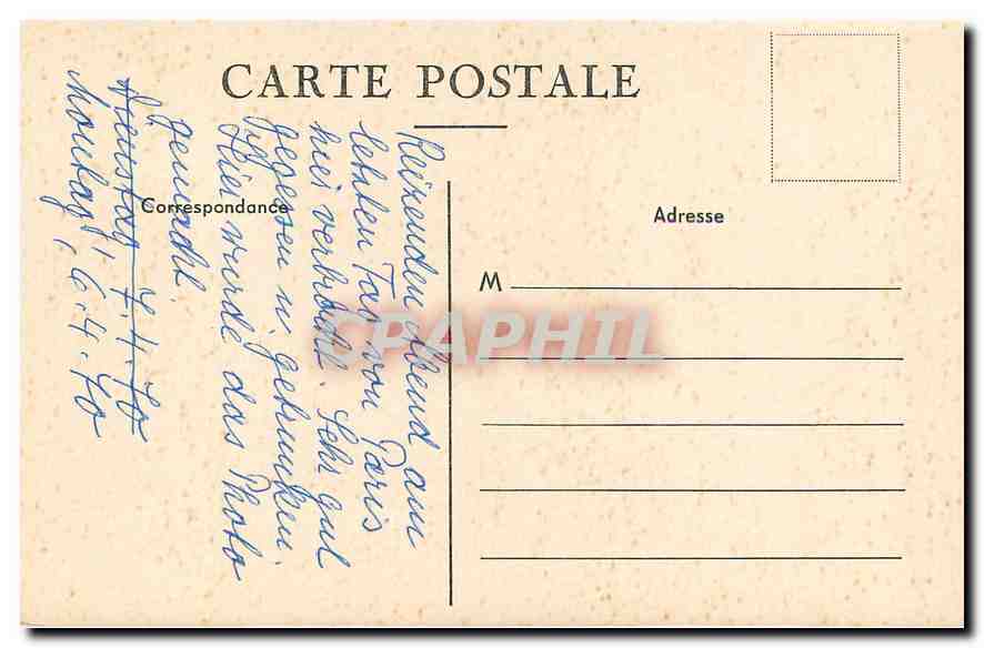 CPM  Le Butte Montmartre Cabaret Restaurant  Paris — Rückseite