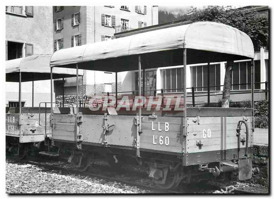 CPM Tombereau L60 amenage pour le transport de personnes Leukerbad Aout 1966