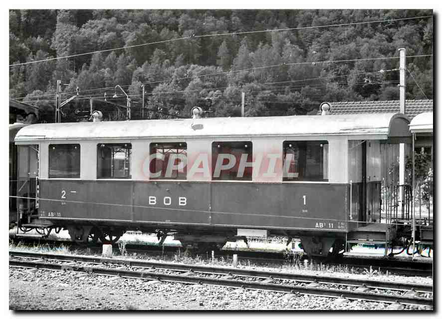 CPM Voiture AB3 11 a Interlaken-Ost 19.6.1966