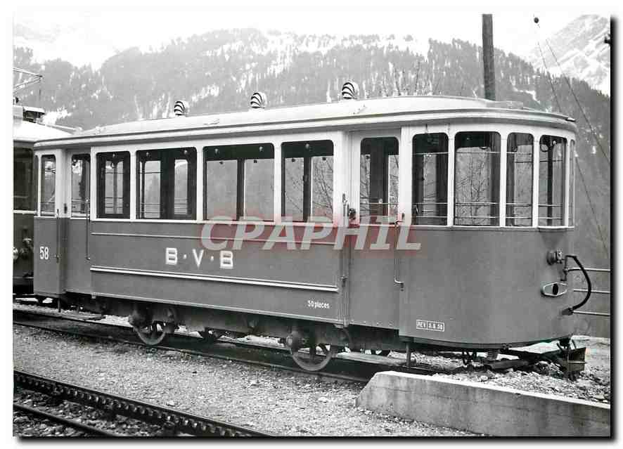 CPM Voiture B 58 ex VMCV a Gryon 8.5.1965