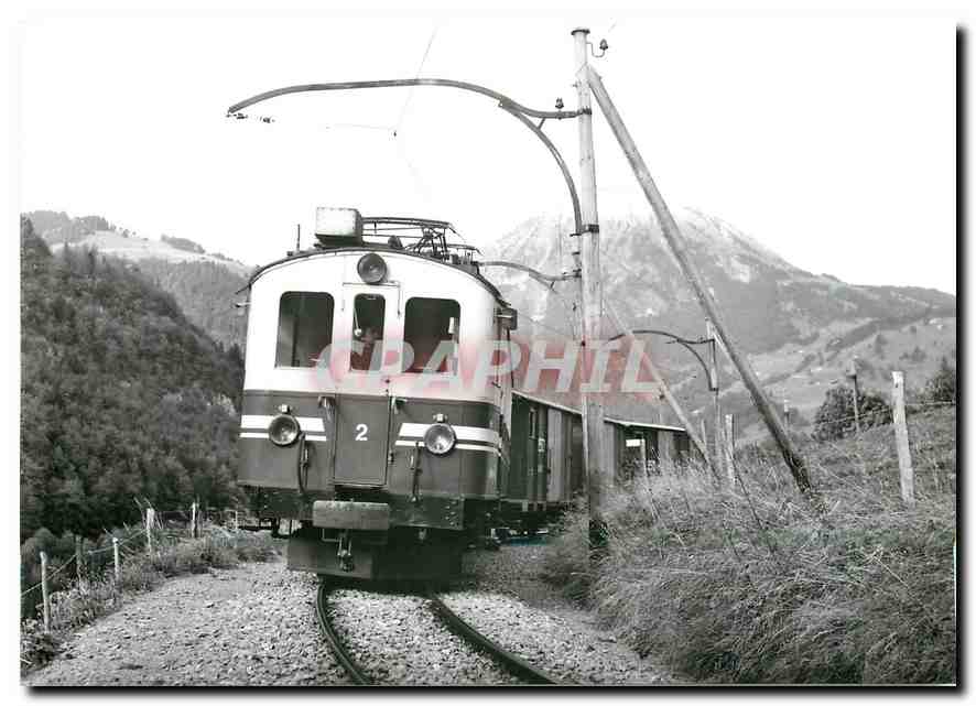 CPM Train de "desalpe" en dessus d'Exergillod 5.10.1987