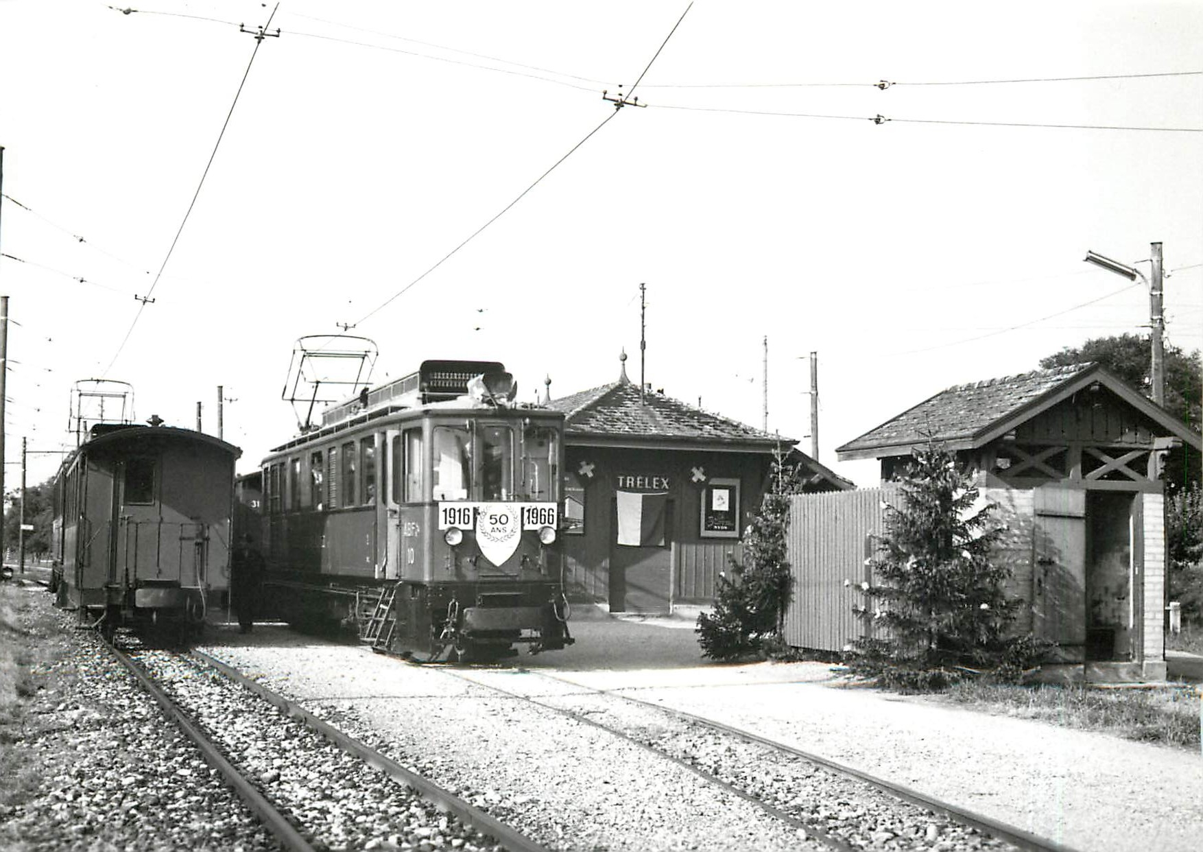 CPM Croisement a Trlex lors du 50e anniversaire 9.7.1966
