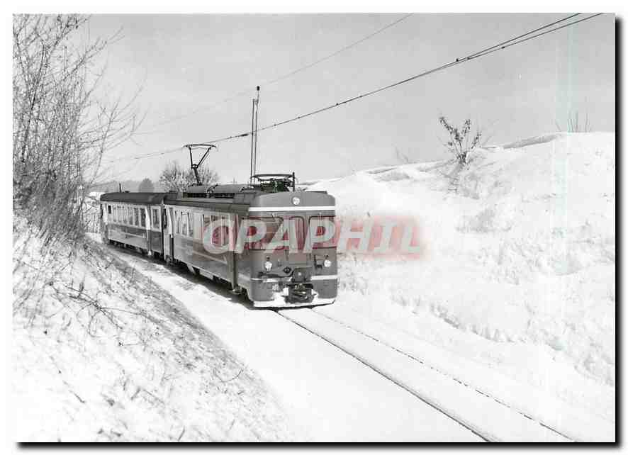 CPM Be 4/4 14 et Bt 52 entre Apples et Reverolle 23.2.1985