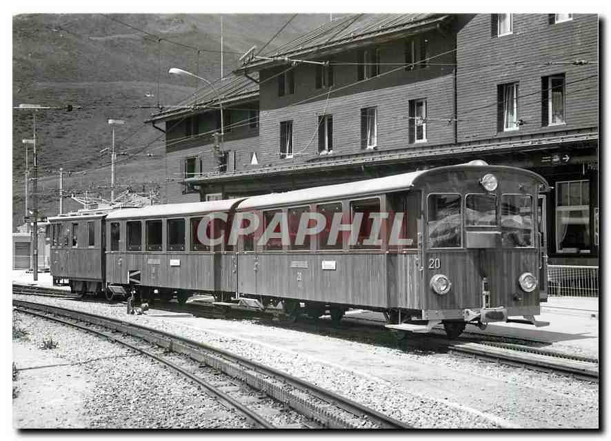 CPM HGe 2/2 11 et B 20 a la Petite Scheidegg 15.7.1990