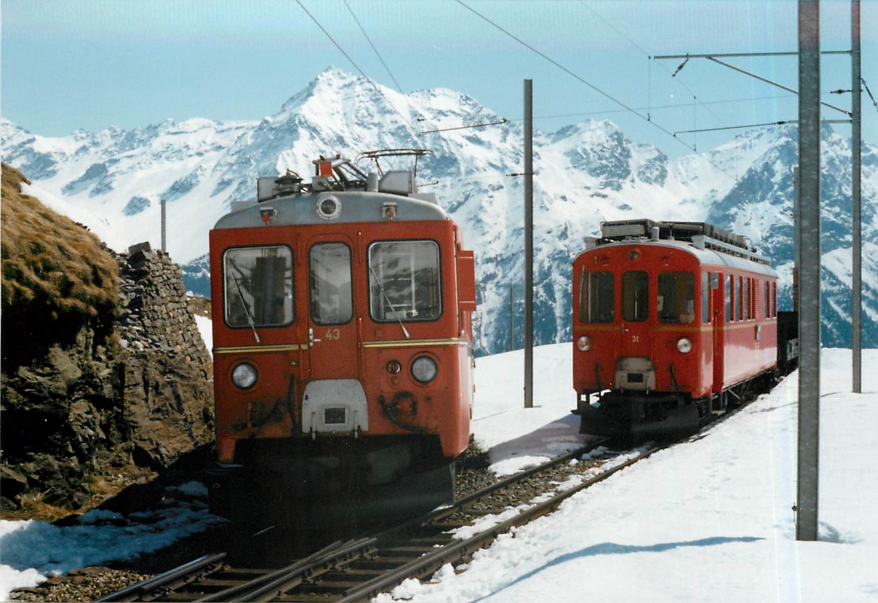 CPM Arrivee de Tirano a Alp-Gruem 10.4.60