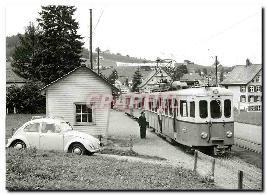 CPM Train pour Trogen faisant halte a Bendlehn 15.8.1967