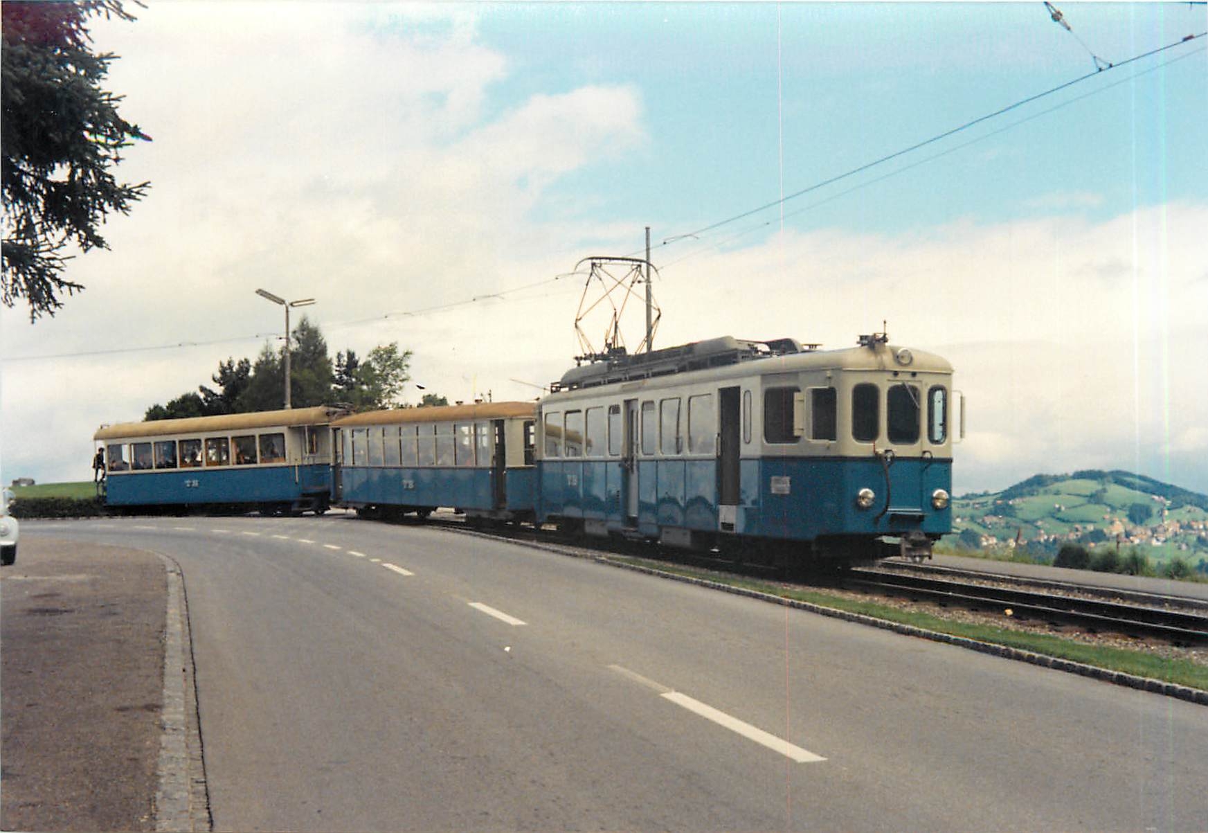 CPM Train pour Trogen peu avant Speicher 15.8.1967