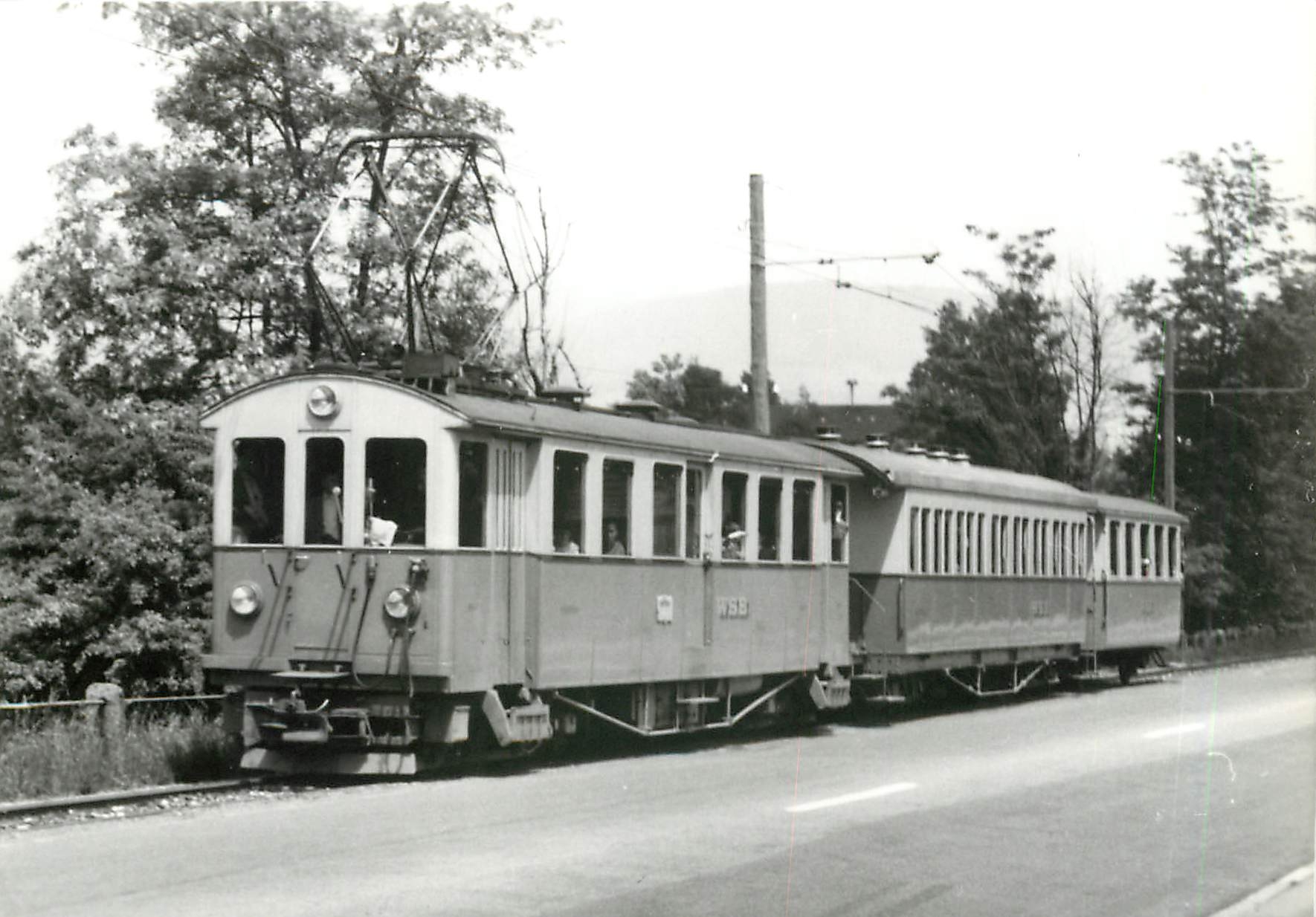 CPM AS CFe 4/4 17 + C4 40 + C zwischen Aarau Buchenhof und Distelberg