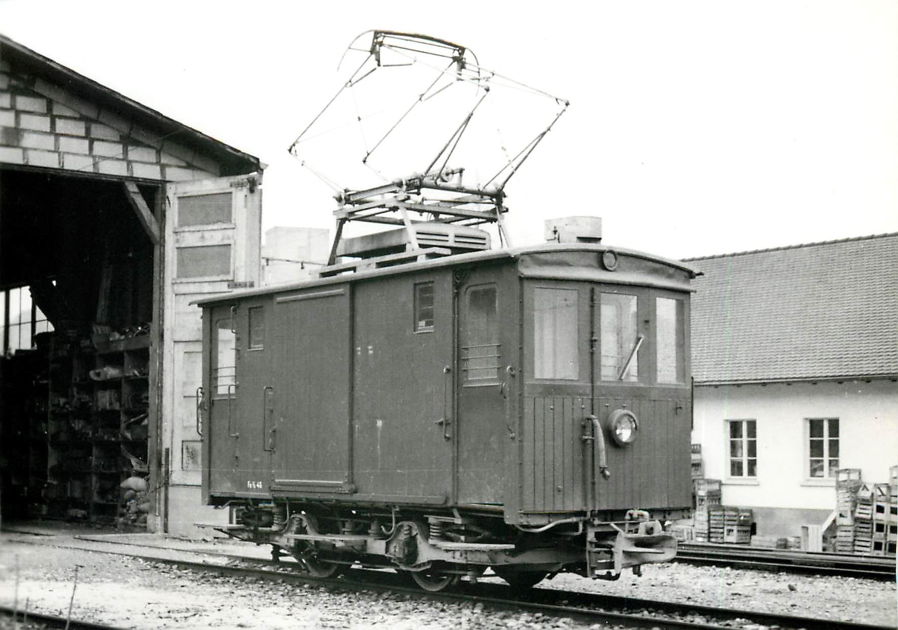 CPM WSB Fe 2/2 45  kurz vor Abbruck Schoeftland 28.2.64