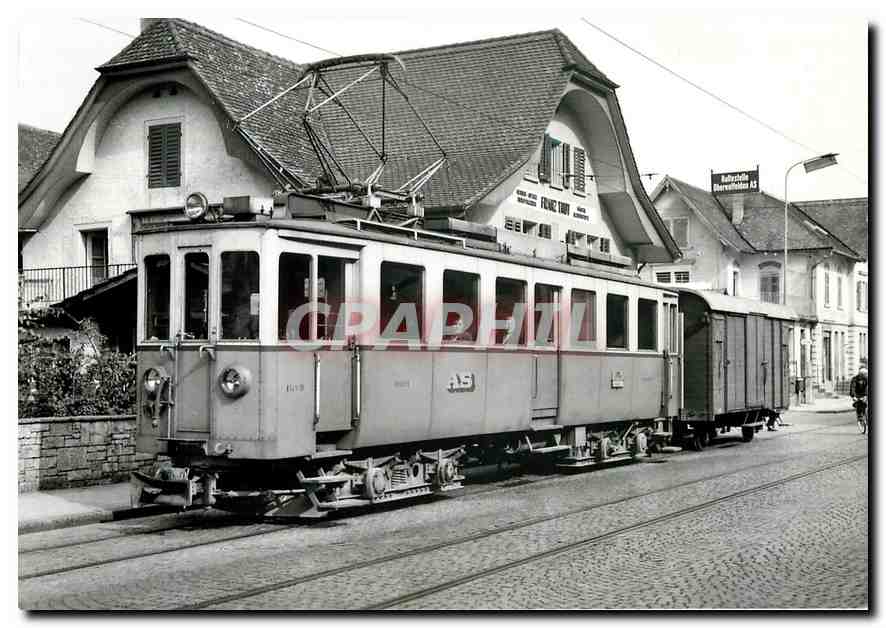CPM AS-Morgenzug mit BFe 4/4 15 + K 68 am 28.8.1958