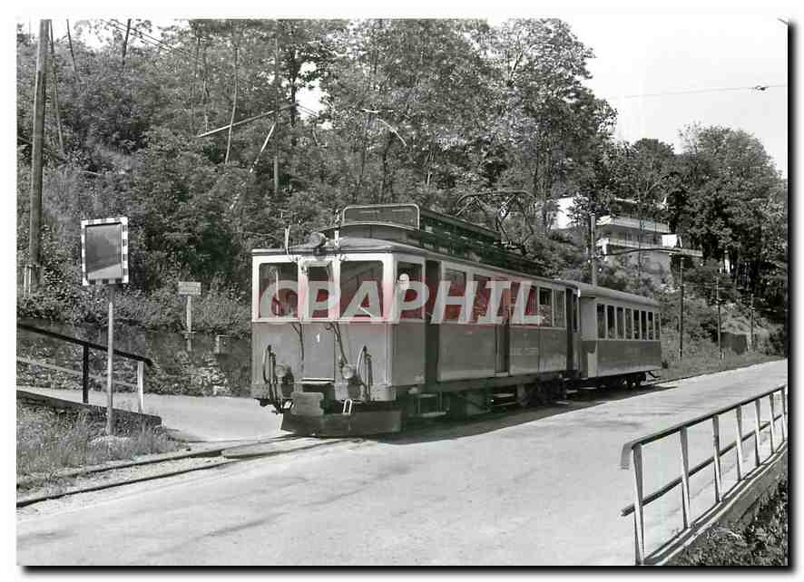 CPM Train pour Lugano a Belvedere di Porza 21.5.1967