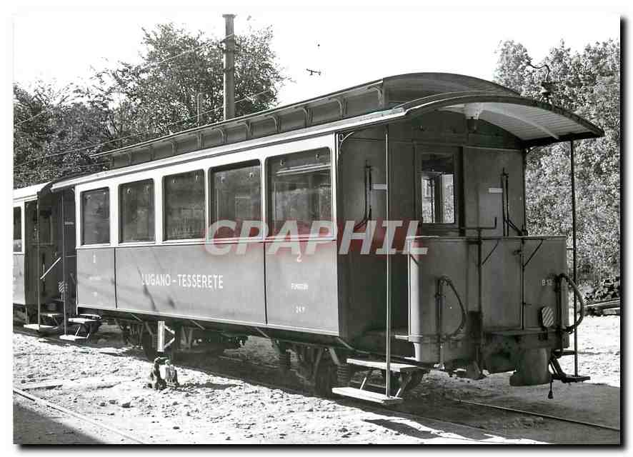 CPM B 12 voiture du parc d'origine a Tesserete 21.5.1967