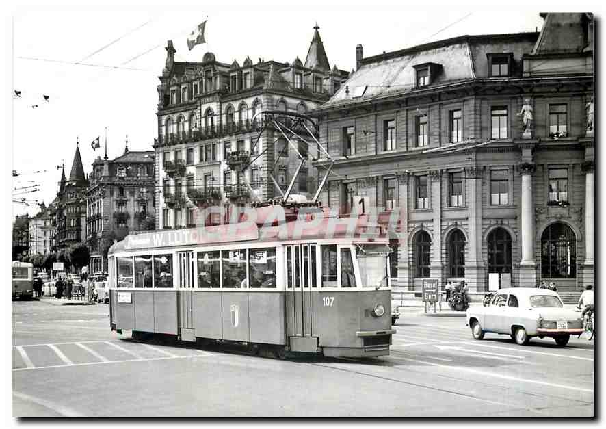 CPM VBL Be 4/4 107 beim Bahnhof Luzern