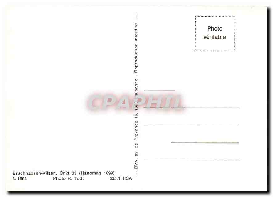 CPM Bruchhausen-Vilsen Cn2t 33 — Verso