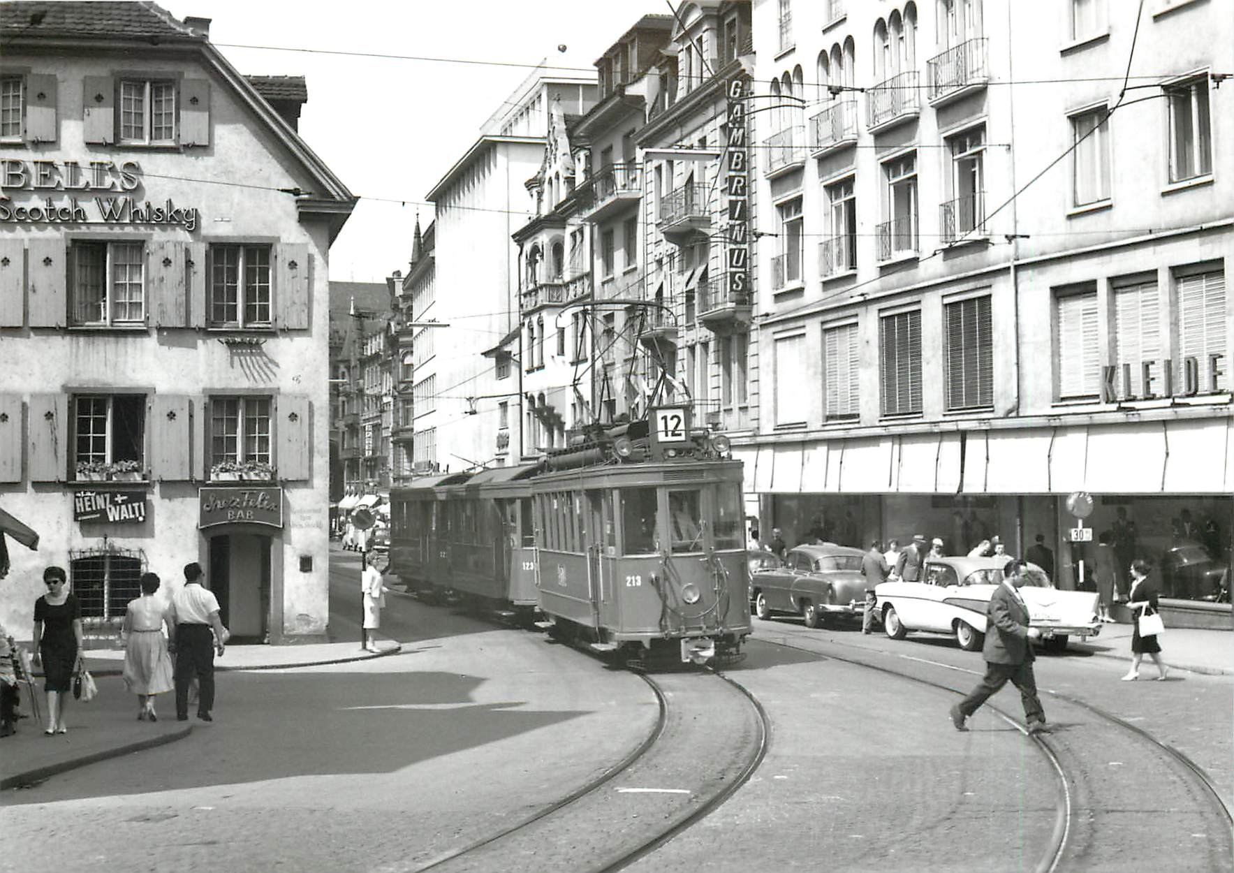 CPM Basel Emil-Freystrasse Be 2/2 192 3.6.1960