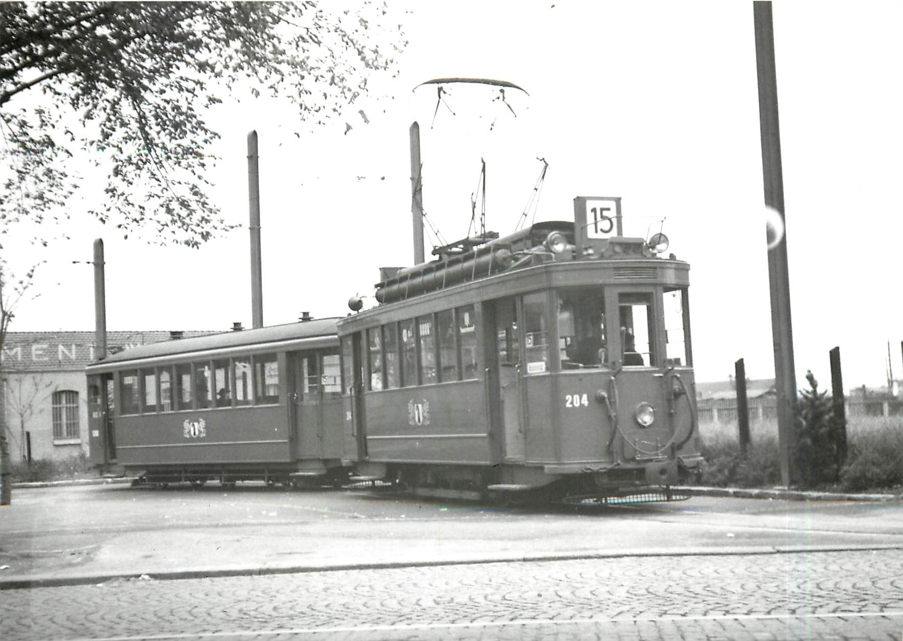 CPM Be 2/2 204 a St-Louis frontiere 14.5.1951