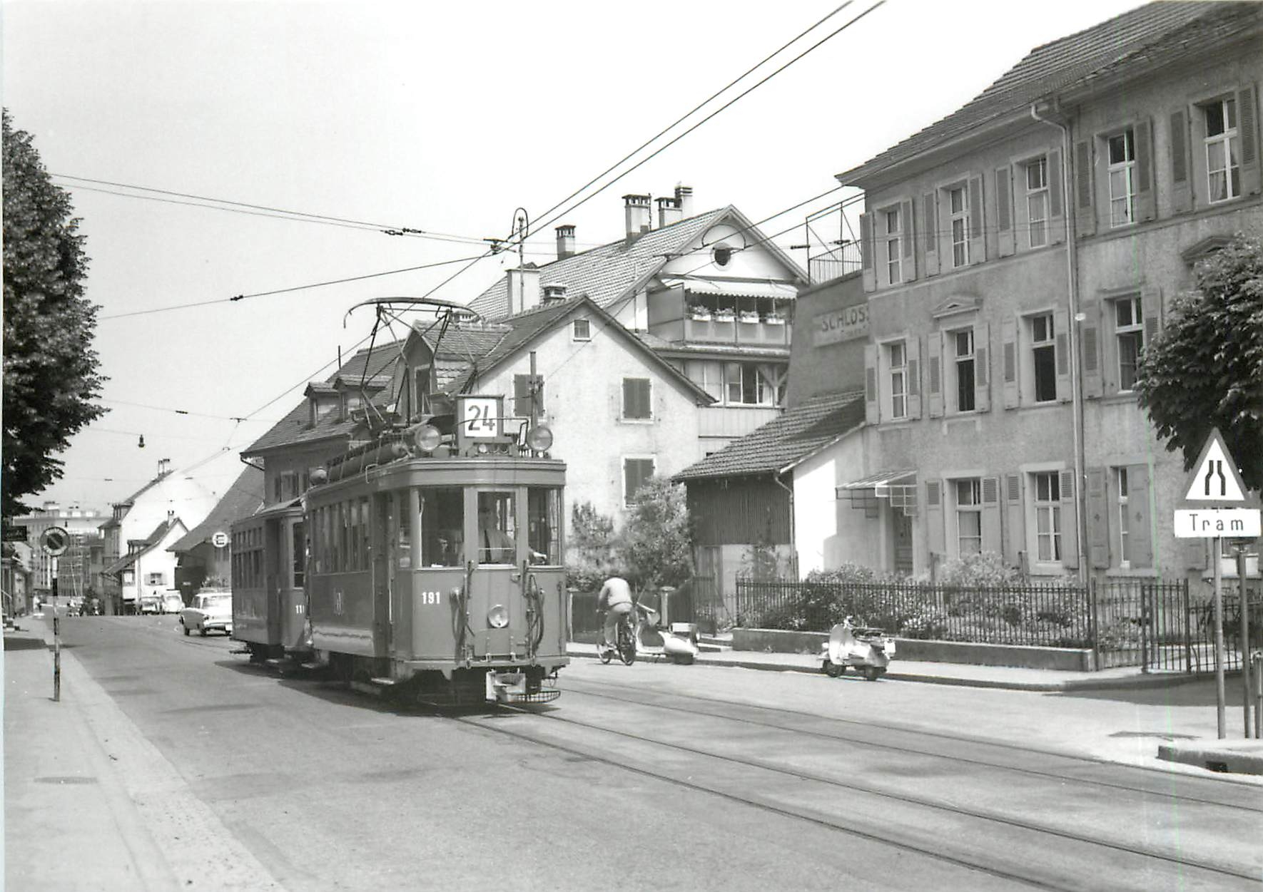 CPM Basel Hauptstrasse Be 2/2 191 3.6.1959