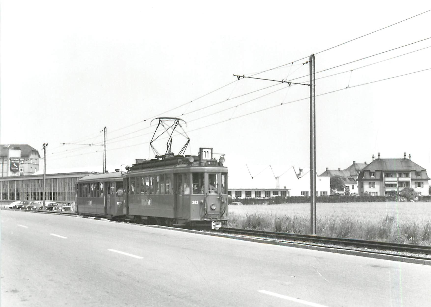 CPM Bale Muenchensteinerstrasse vers Dreispitz 3.6.1990