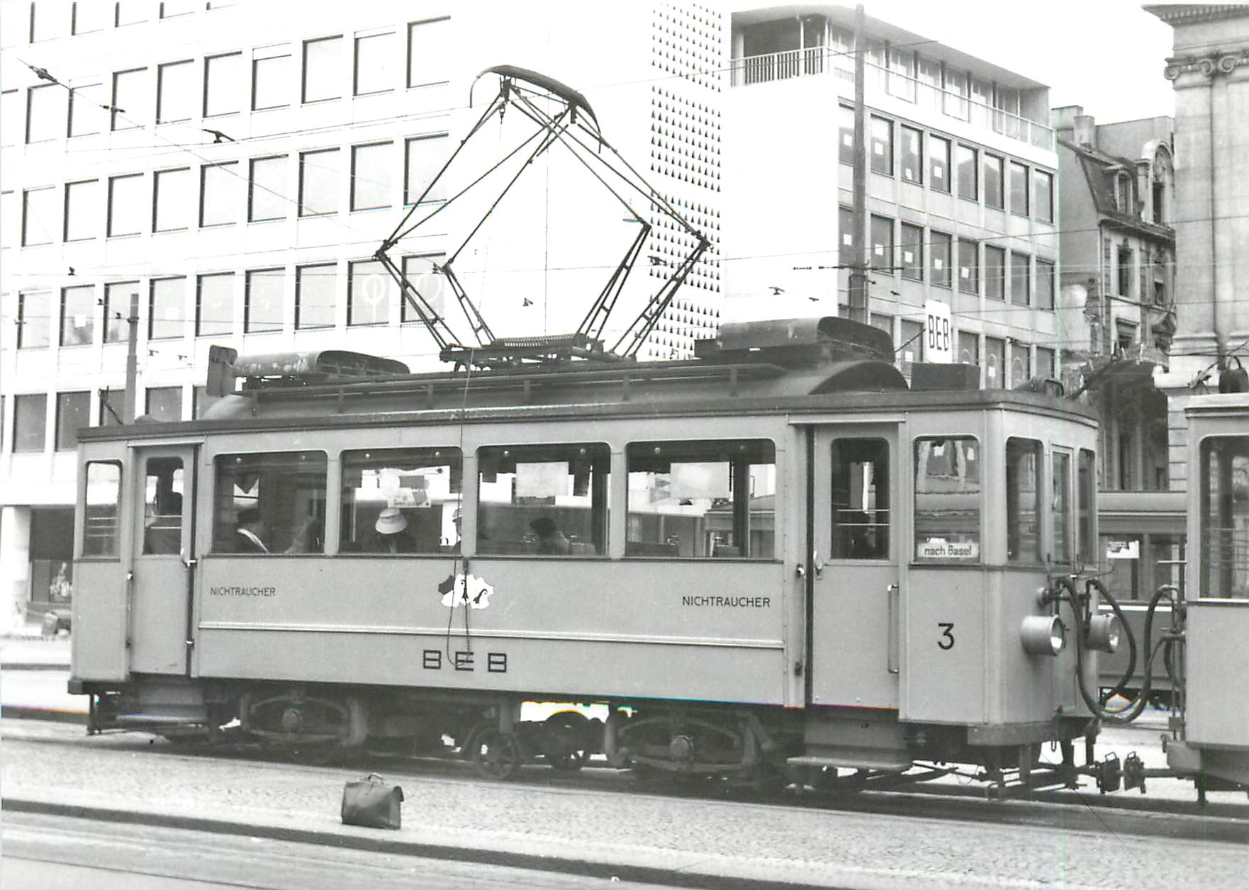 CPM Be 2/3 a Bale Aeschenplatz Mai 1958