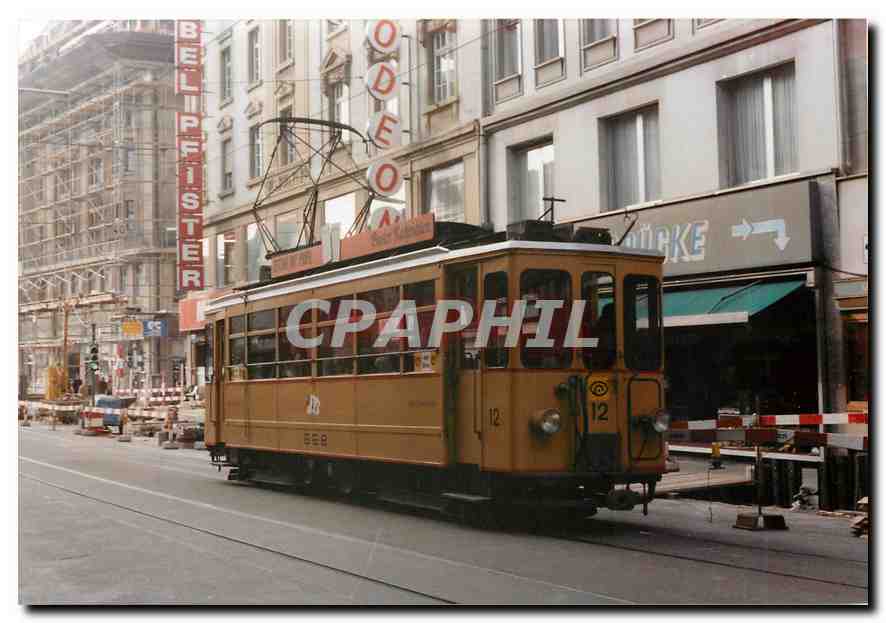 CPM Service special de la Be 2/4 12 du BEB a Bale 5.11.1978