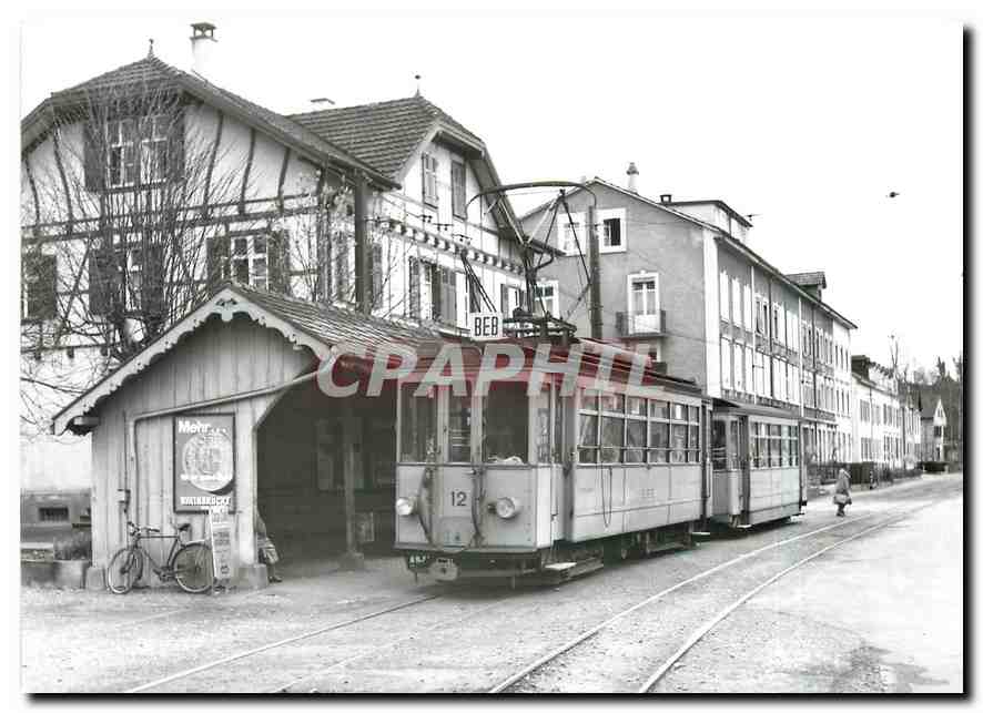 CPM A l'arret de Muenchenstein Avril 1964
