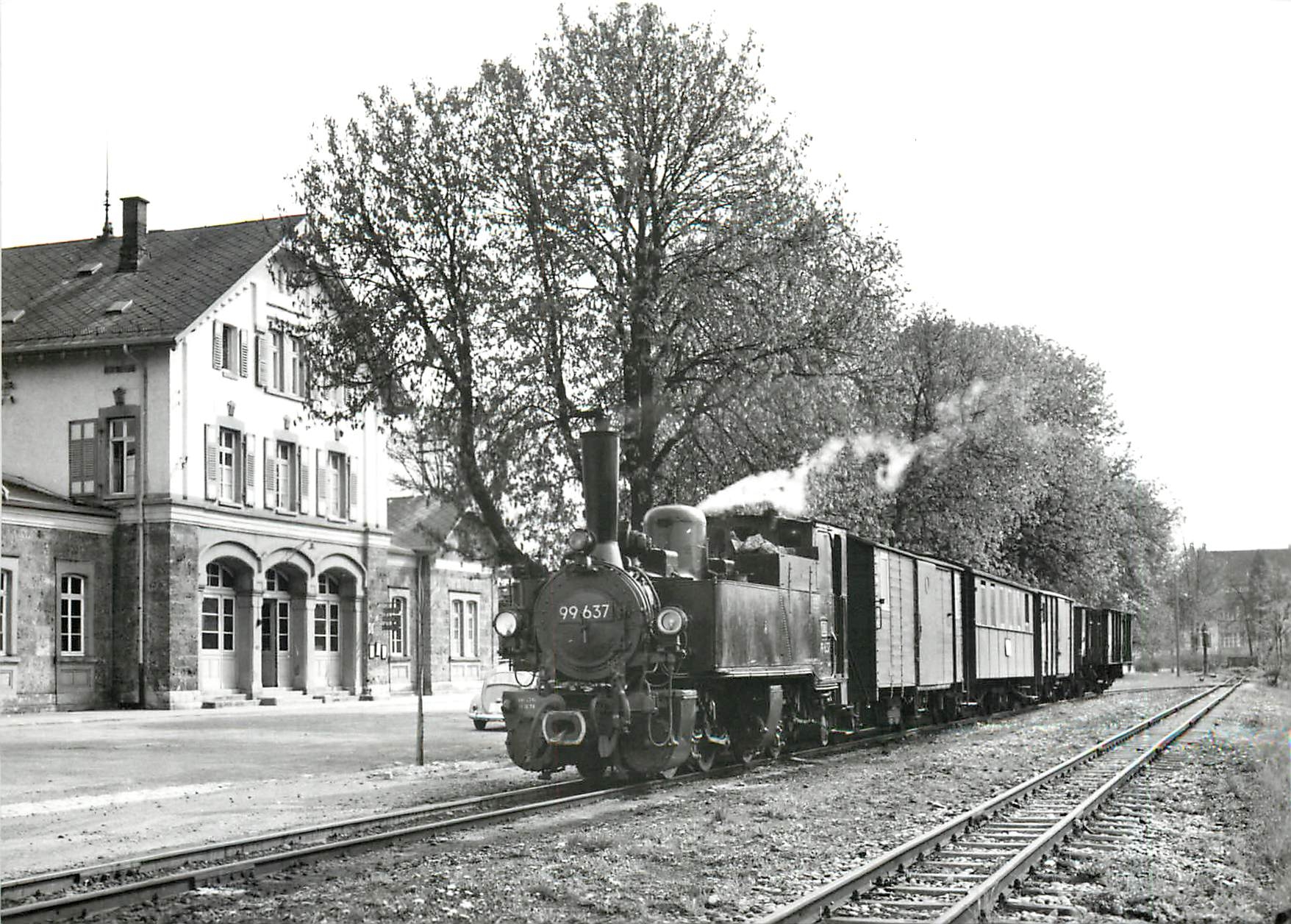 CPM Bahnhof Riedlingen Mai 1960