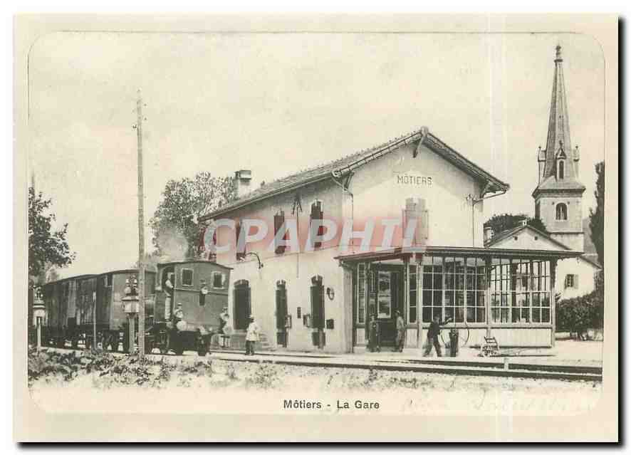 CPM Motiers - La Gare