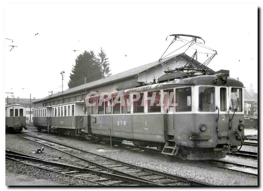 CPM BTB den BCe 4/4 2 von 1905 hier mit 2 B4 von 1887