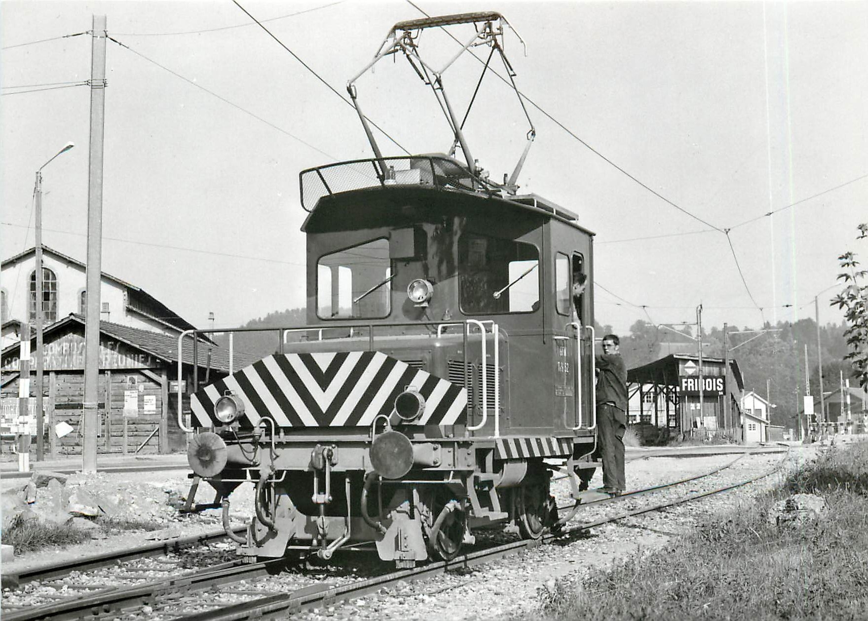 CPM Hier der nach SBB-Vorbild erbaute GFM Te 2/2 52 am 8.7.1971