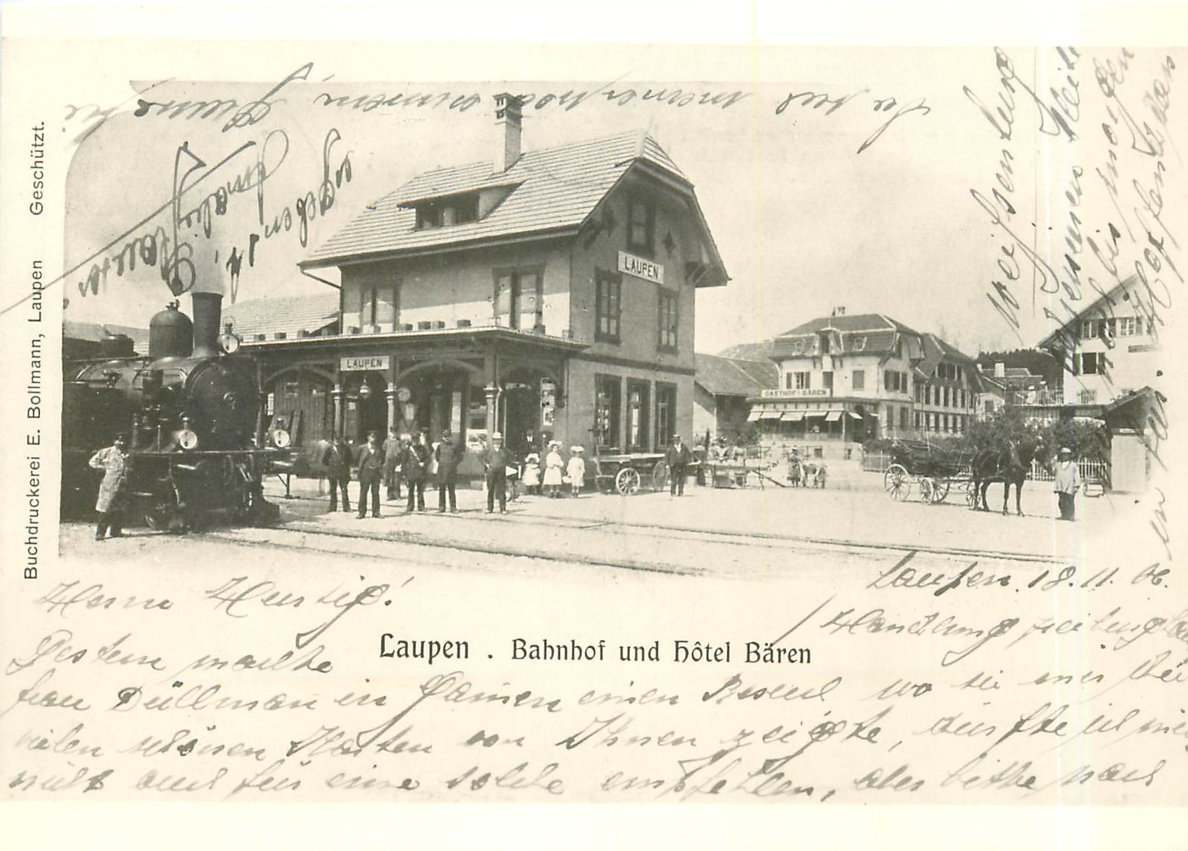 CPM Laupen Bahnhof und hotel Baeren