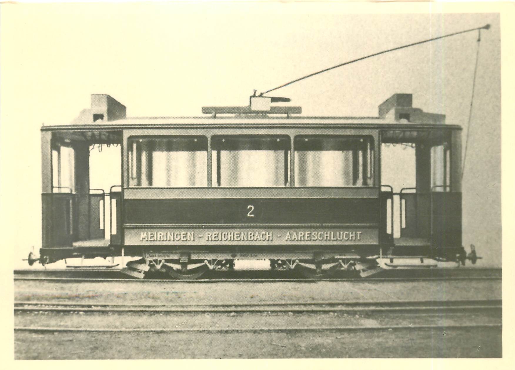 CPM Fabrikneues Aareschluchttram Ce 2/2 2