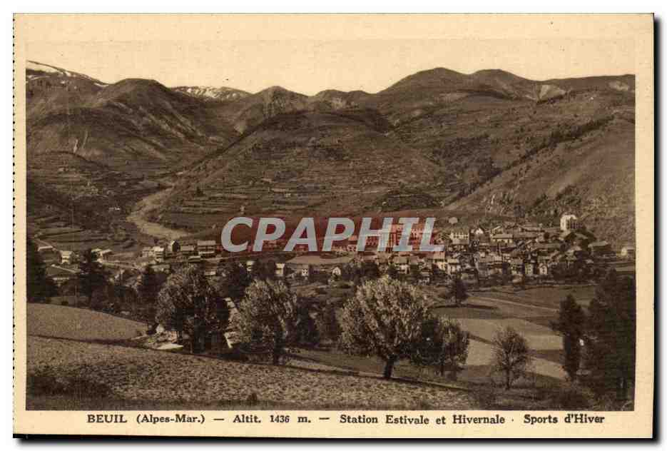 Bueil - Station Estivale et Hivernale alt 1436 - CPA 