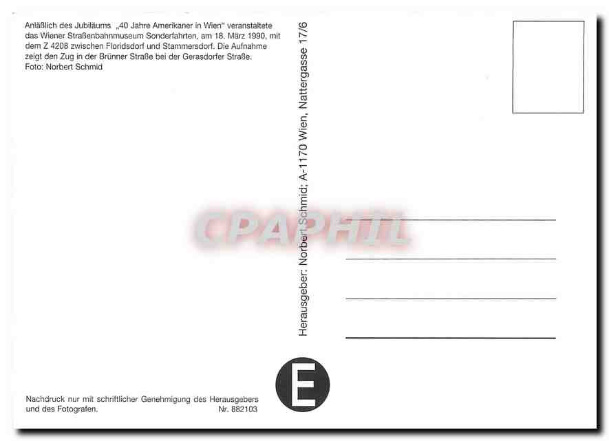 CPM Anlasslich des Jubilatums — Verso