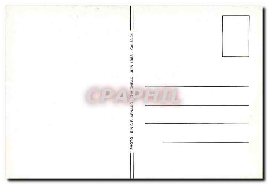 CPM TGV — Verso