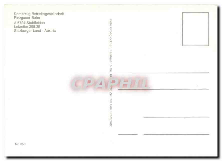 CPM Damptzug Betriebsgesellschft — Verso