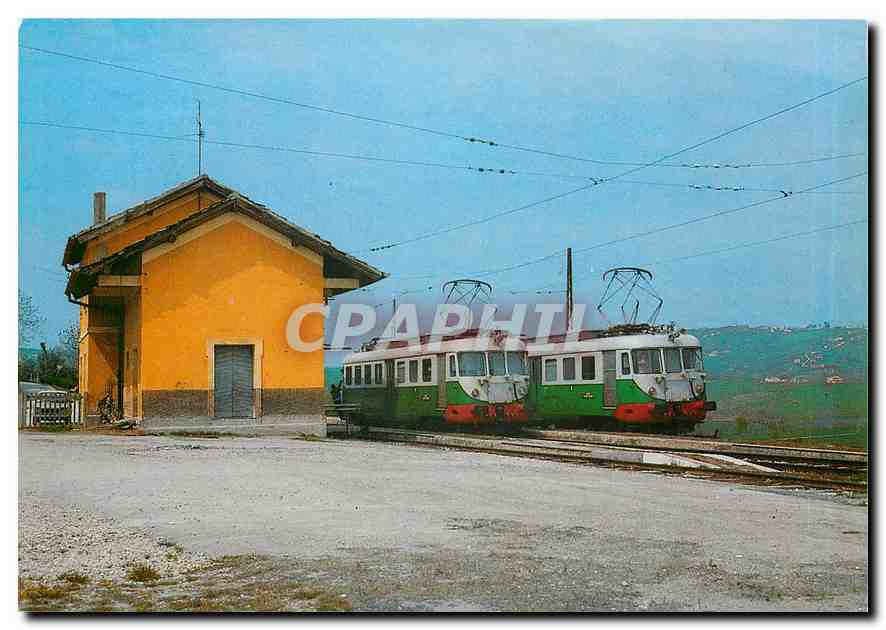 CPM Incrodicio di elettromotrici nella stazione di San Eusanio