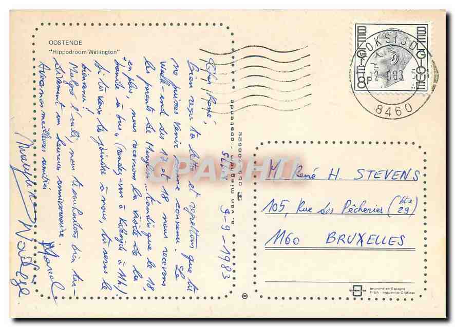CPM Hippodroom  Weillington — Verso